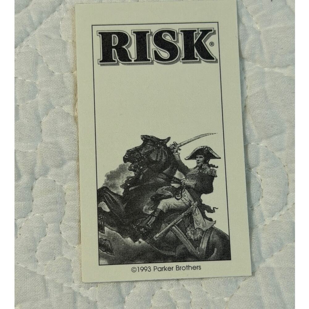 Hasbro Risk Replacement Deck 56 Cards Including Mission Cards Complete Set Fun